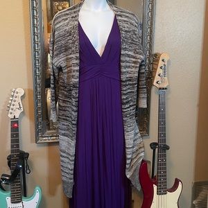 Evelyn Taylor Woman 50 Shades of Grey Cardigan in Plus Size 3X